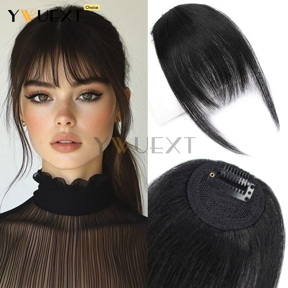 Women Accessories Clearance - 클립형 인모 앞머리 스트레이트 헤어피스 머신