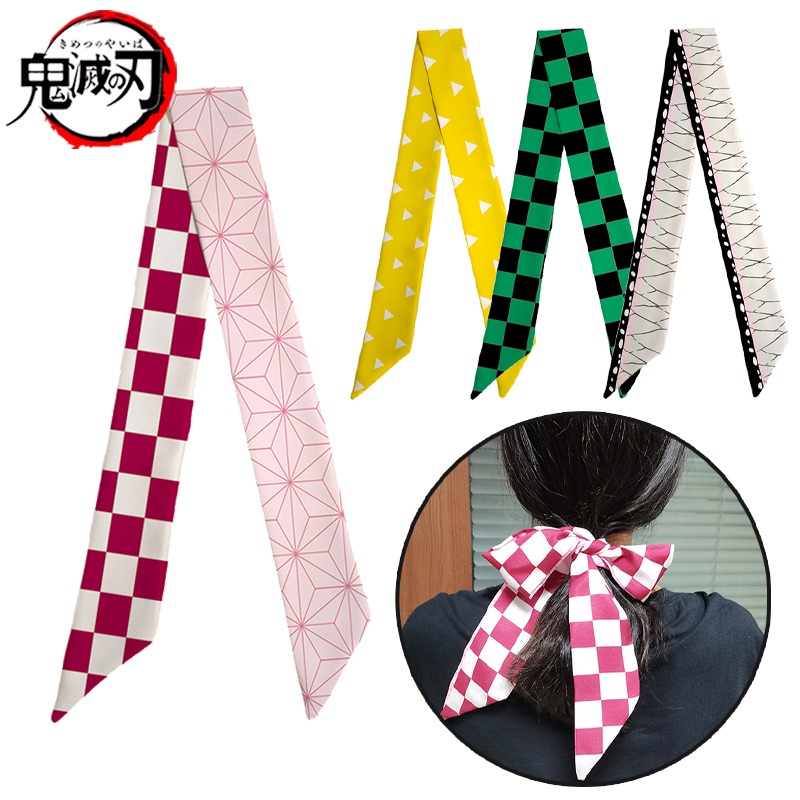 Women'S Accessories Flannels - 악마 슬레이어 네즈코 시노부 여성용 스카프