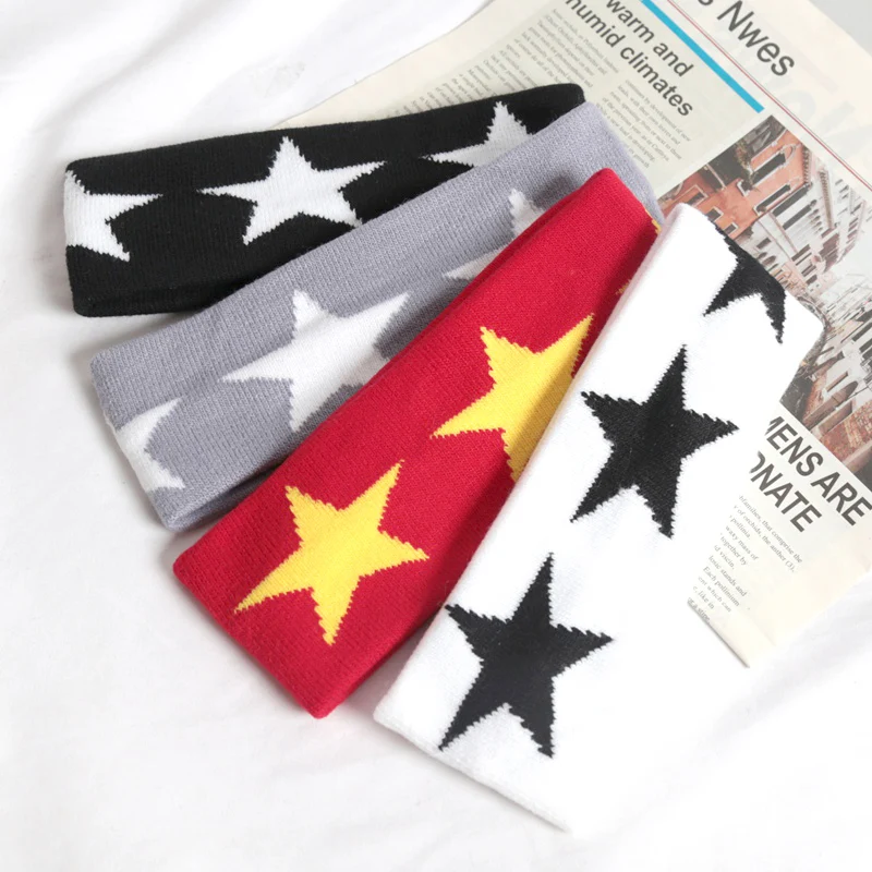 Women'S Running Accessories - 남녀공용 탄성 오각형 머리띠, 피트니스 요가