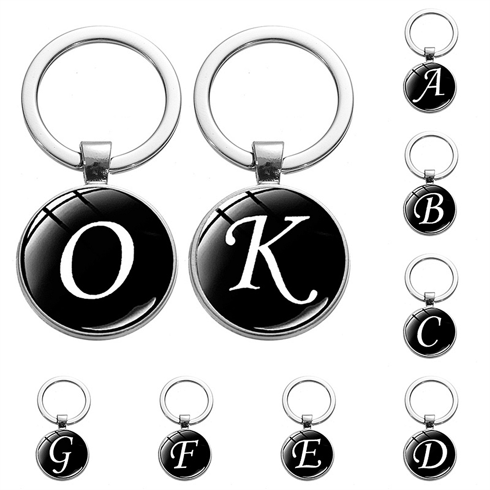 Women Accessories Name In English - A-Z 여성을위한 초기 이름 키 체인