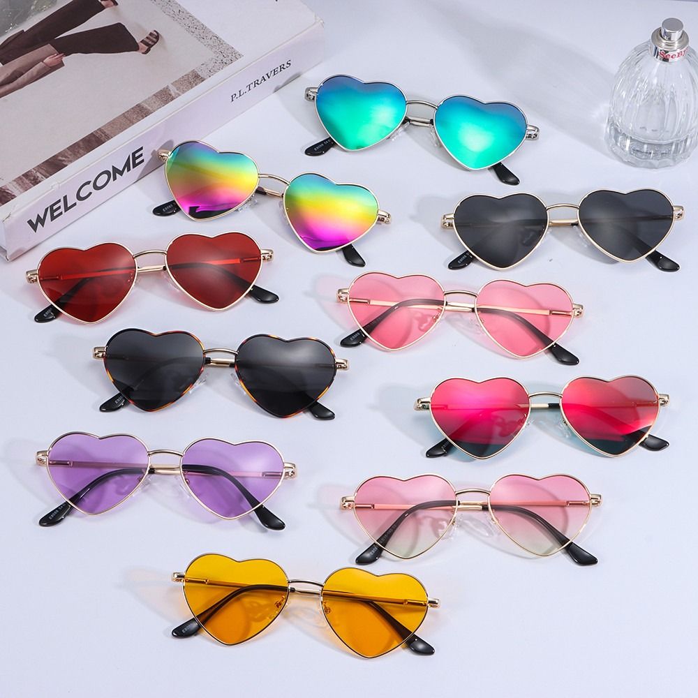 Women'S Accessories In The 90S - 하트 모양 선글라스 하트 선글라스, 빈티지