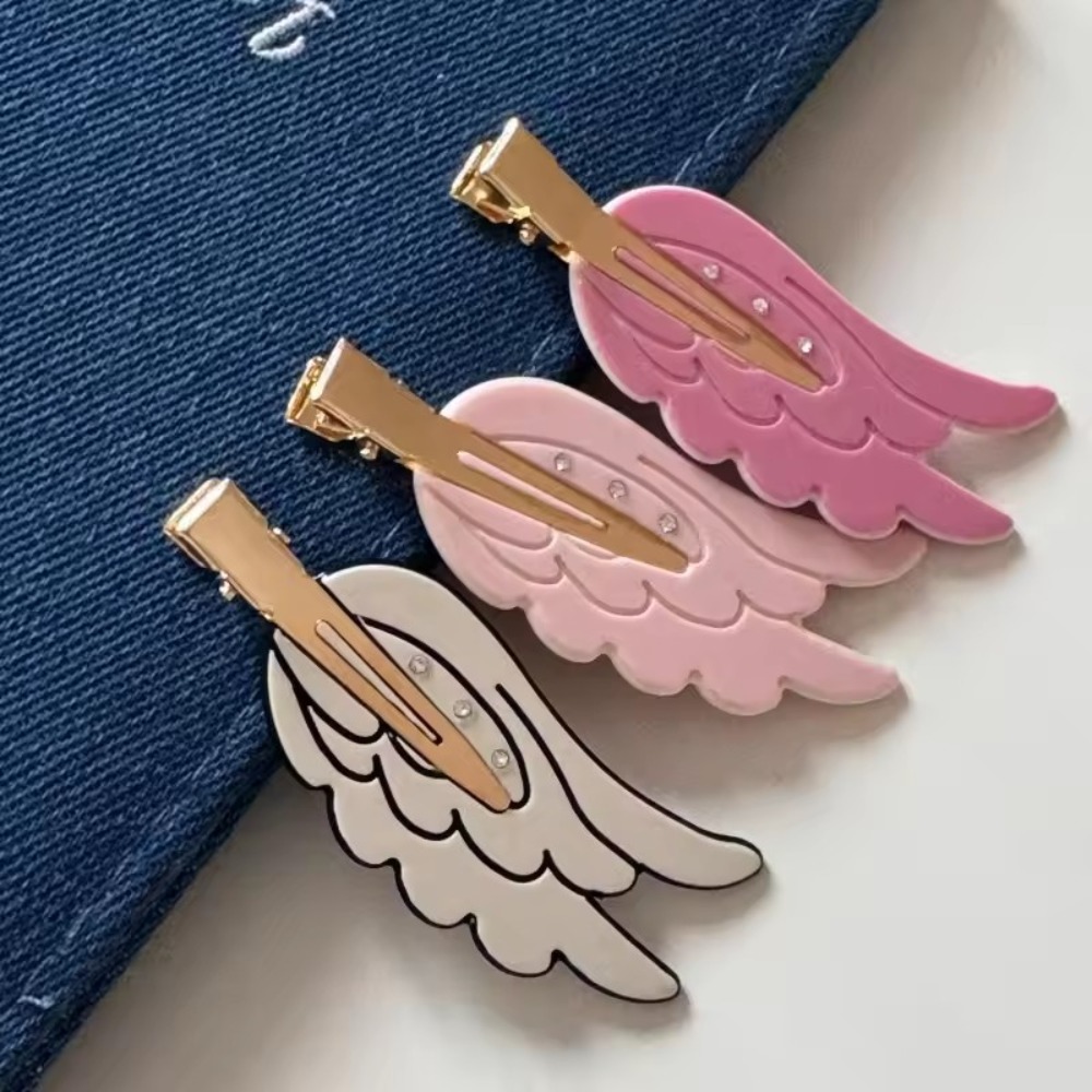 귀여운 날개 모양 헤어핀 재미있는 헤어핀 자국 없는 도 - Women'S Vanity Accessories 리뷰 및 가격