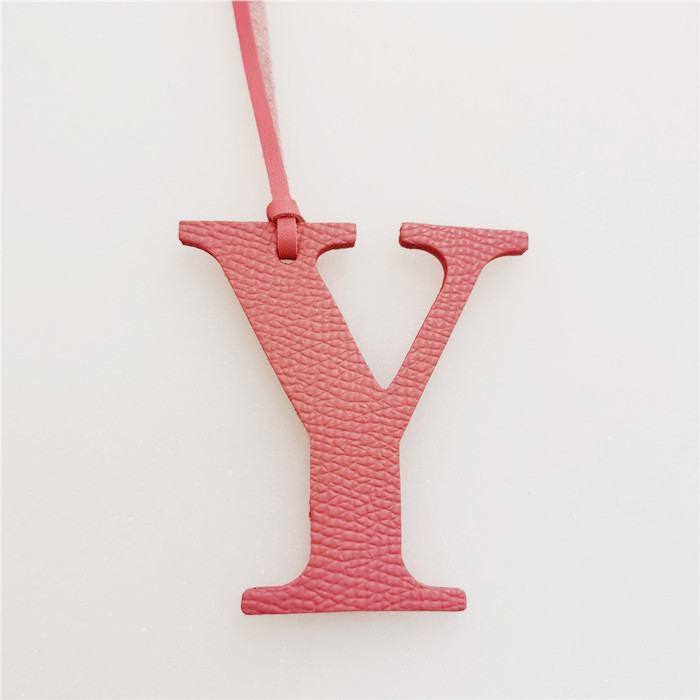 영어 문자 Y 알파벳 소 가죽 Pu 가죽 이름 이니셜  - Women Accessories Name In English 리뷰 및 가격