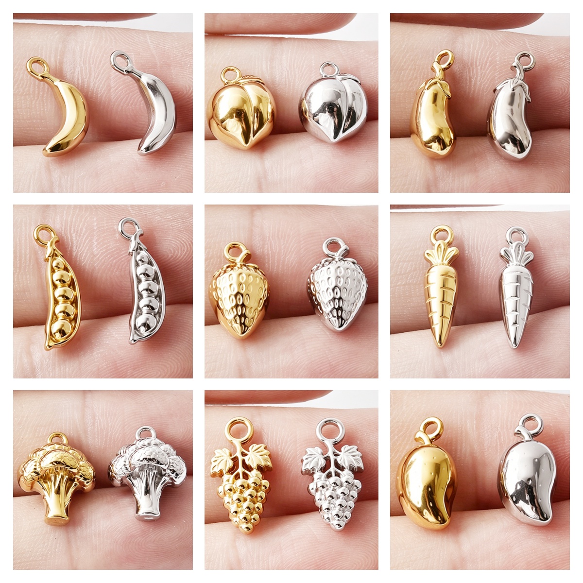 7Pcs 과일 딸기 바나나 망고 야채 옥수수 펜던트 여 - Women'S Accessories Mango 리뷰 및 가격