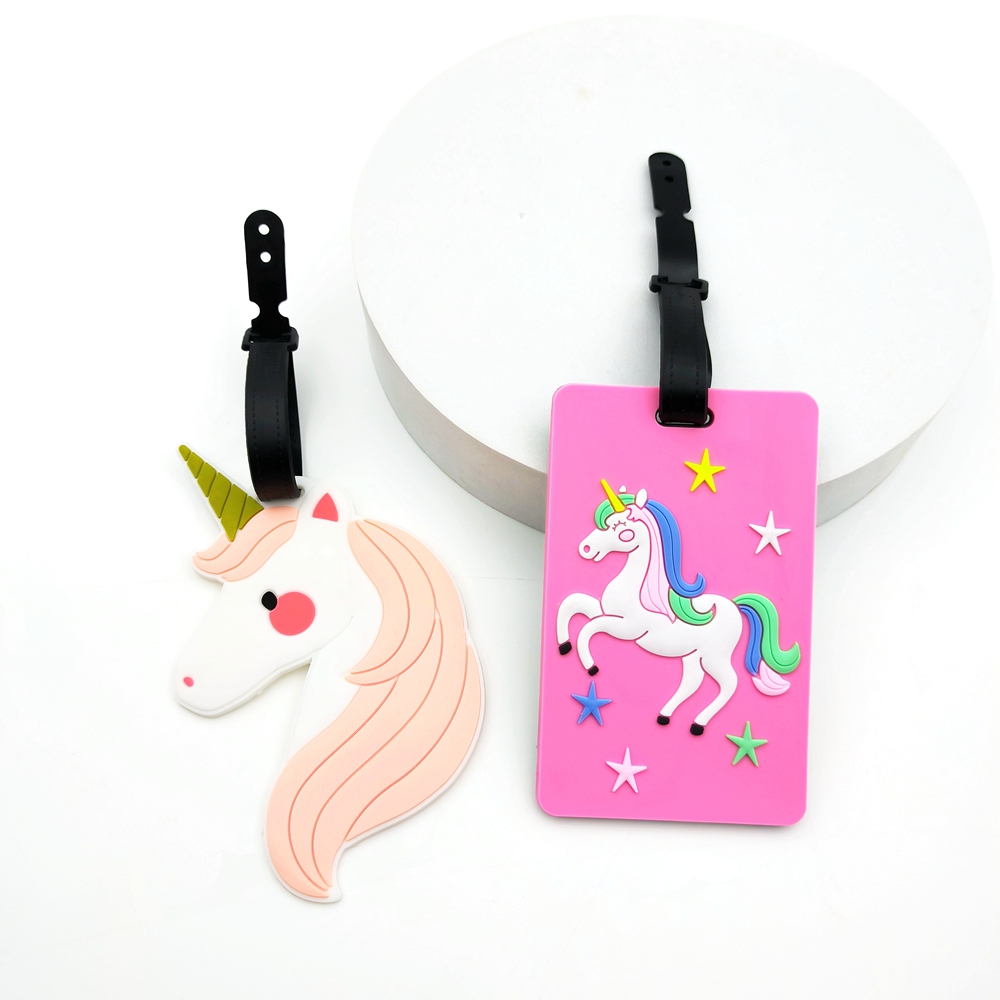 성인 출장을 위한 1pc/2pcs 유니콘 수하물 태그, - Women Accessories Business Name 리뷰 및 가격