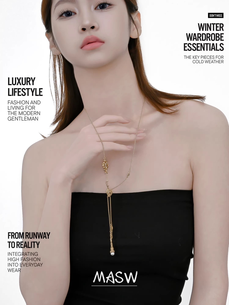 MASW 오리지널 디자인 빈티지 스타일 키 목걸이 여성 - Women'S Accessories Trends 2026 리뷰 및 가격