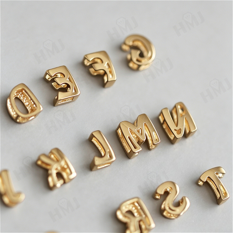 레터 목걸이 S925 실버 도금 18K 골드 미니 스무 - Women Accessories Name In English 리뷰 및 가격