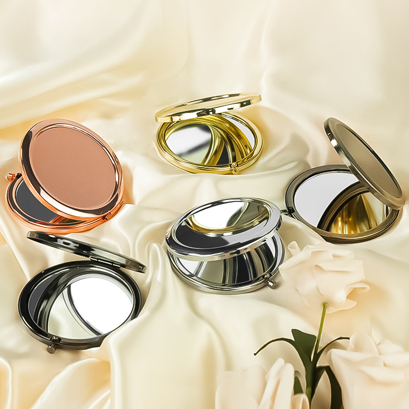 휴대용 접이식 거울 컴팩트 스테인레스 스틸, 금속 메이 - Women'S Vanity Accessories 리뷰 및 가격
