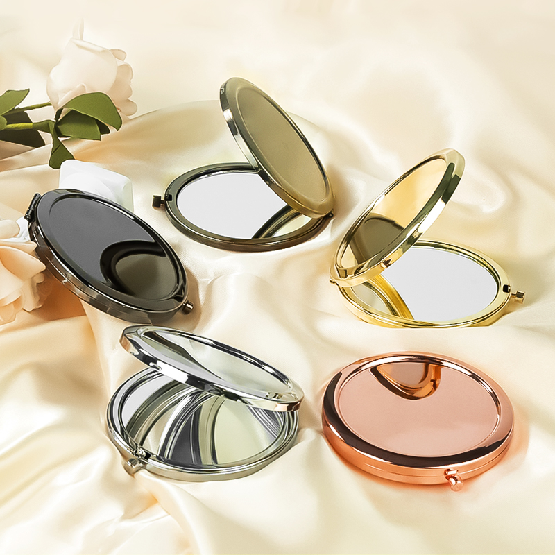 휴대용 접이식 거울 컴팩트 스테인레스 스틸, 금속 메이 - Women'S Vanity Accessories 리뷰 및 가격