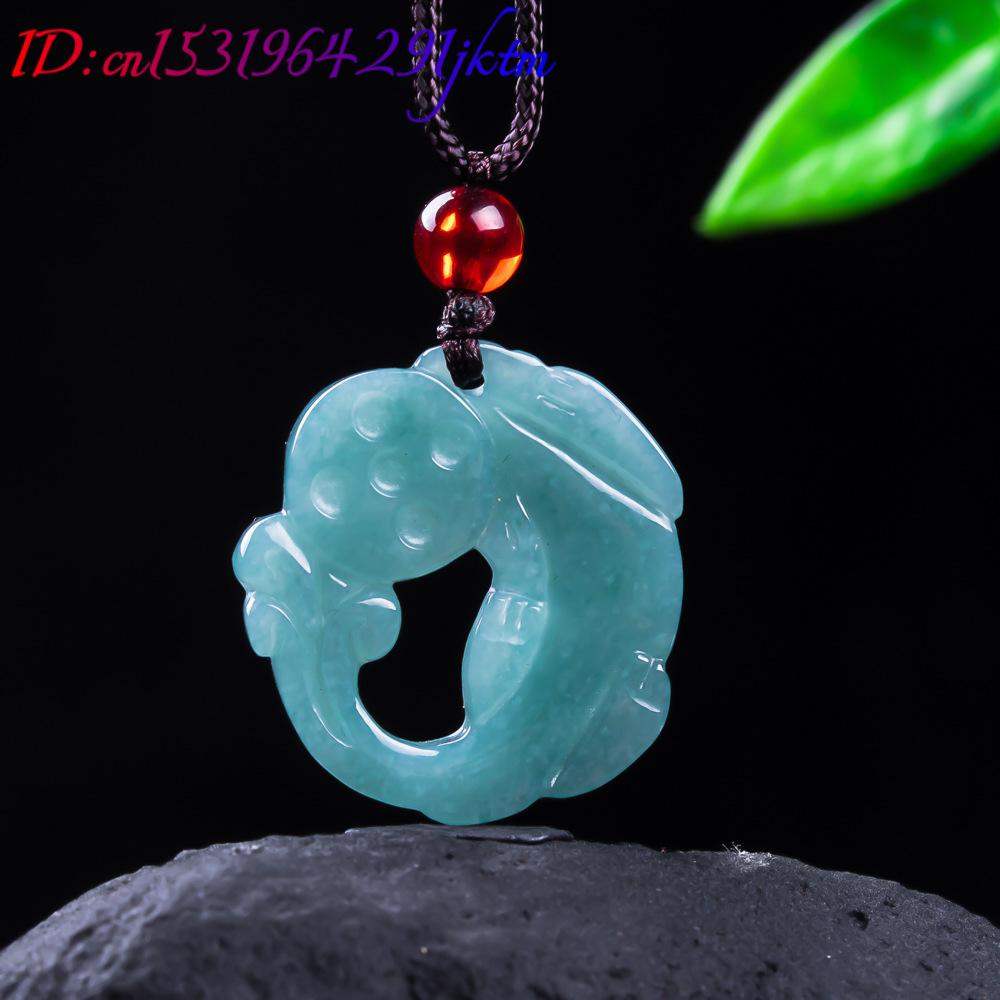 버마산 비취석 픽시우 펜던트 진짜 옥 고급 참 장식품  - Women Accessories To Gift 리뷰 및 가격