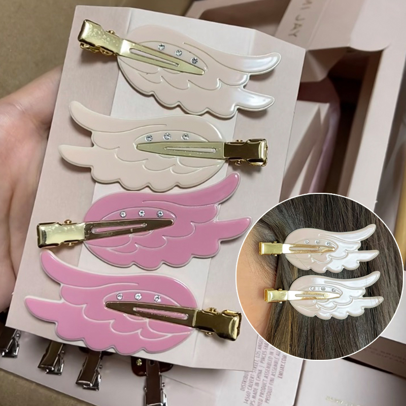 1/2개 귀여운 날개 머리핀 재미있는 머리핀 자국 없는 - Women'S Vanity Accessories 리뷰 및 가격