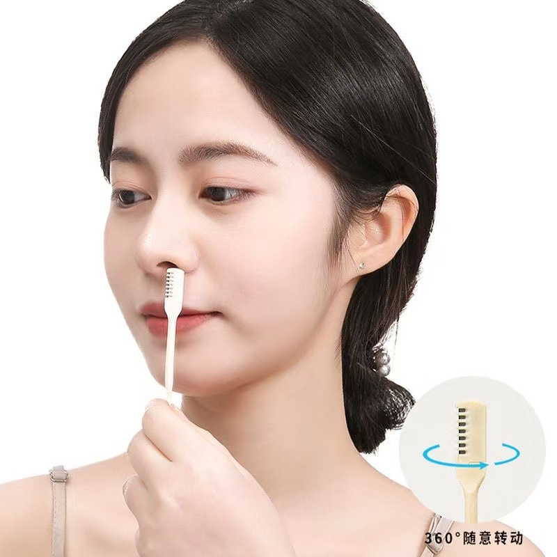 1/5/10Pcs 코 털 제거제 360 회전 코 가위  - Women Accessories Clearance 리뷰 및 가격