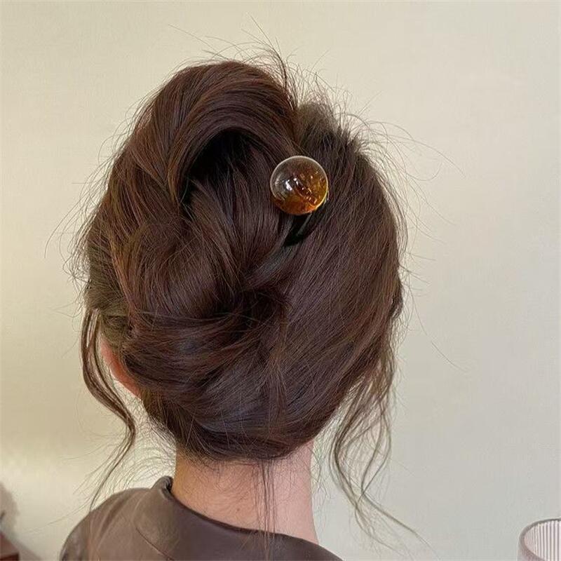 패션 컬러 진주 U자형 헤어 스틱 헤어핀 헤어 포크 번 - Pearl Hair Pin 리뷰 및 가격