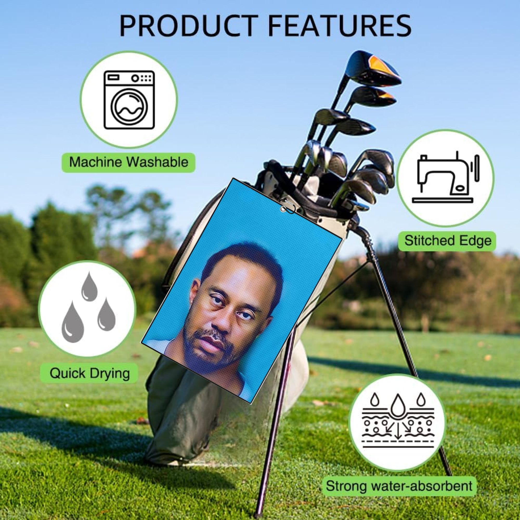 2개입 재미있는 마이크로파이버 프리미엄 골프 타월, 남 - Women'S Golf Accessories 리뷰 및 가격