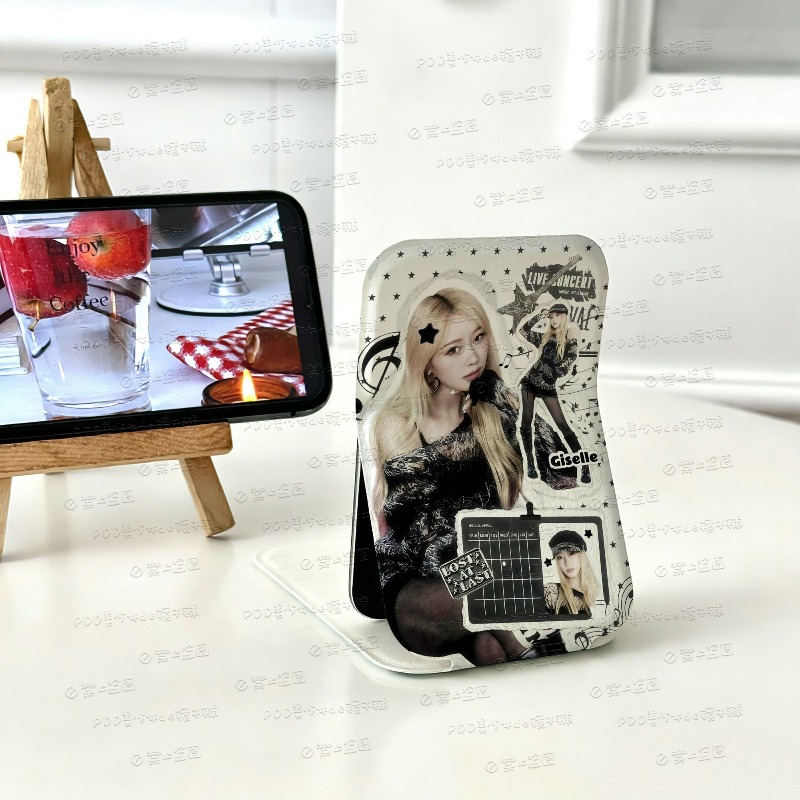 Aespas 미니 접이식 메이크업 거울 수직 데스크탑  - Women'S Vanity Accessories 리뷰 및 가격