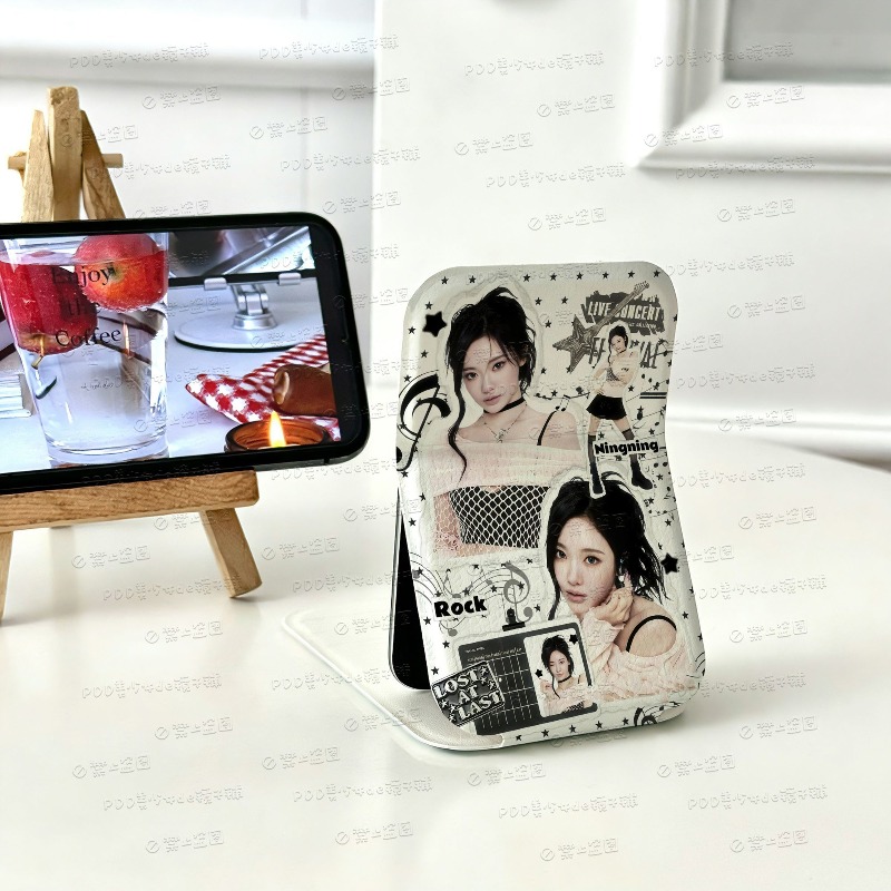 Aespas 미니 접이식 메이크업 거울 수직 데스크탑  - Women'S Vanity Accessories 리뷰 및 가격