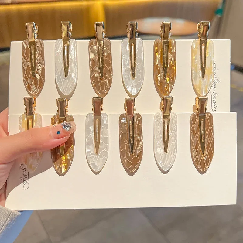 여성용 화이트 골드 핑크 헤어 클립, 한국 메이크업 헤 - Women'S Vanity Accessories 리뷰 및 가격