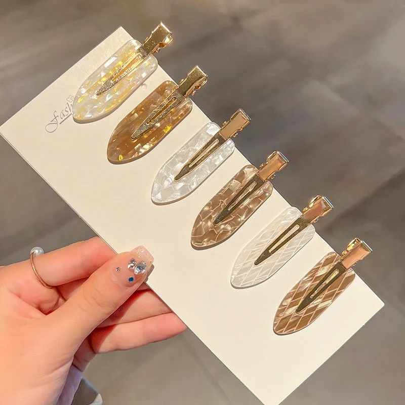여성용 화이트 골드 핑크 헤어 클립, 한국 메이크업 헤 - Women'S Vanity Accessories 리뷰 및 가격