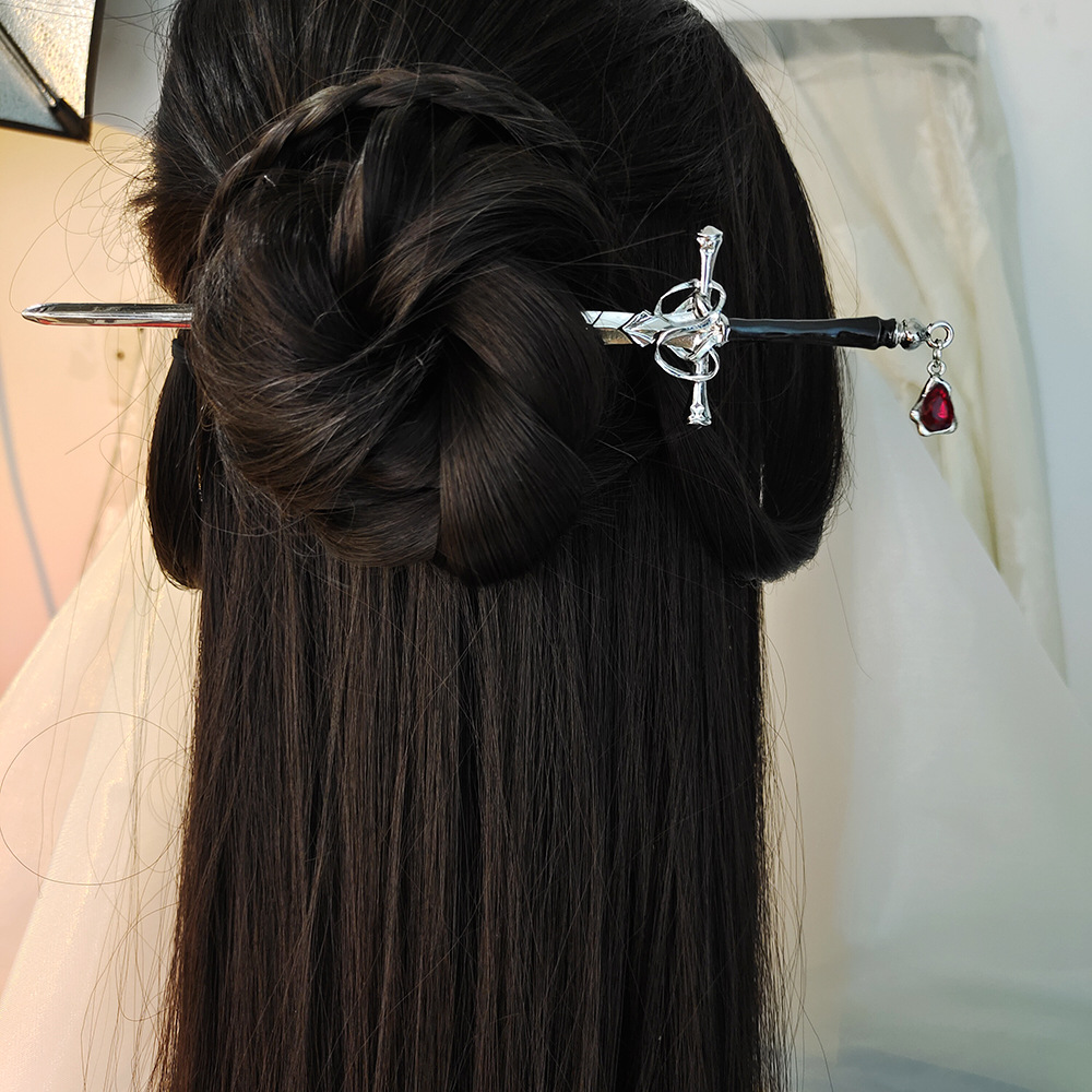 중국식 검 모양 머리핀 빈티지 금속 머리핀 쇼스틱 우아 - Pearl Hair Pin 리뷰 및 가격