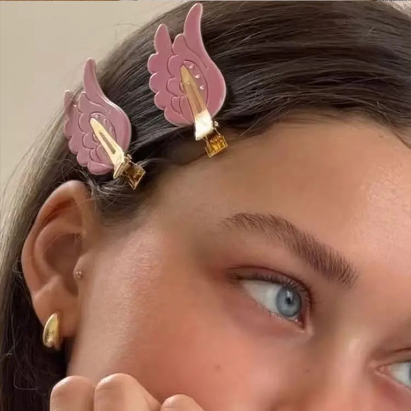 7cm 날개 모양 헤어핀 재미있는 헤어핀 Y2K 무자국 - Women'S Vanity Accessories 리뷰 및 가격