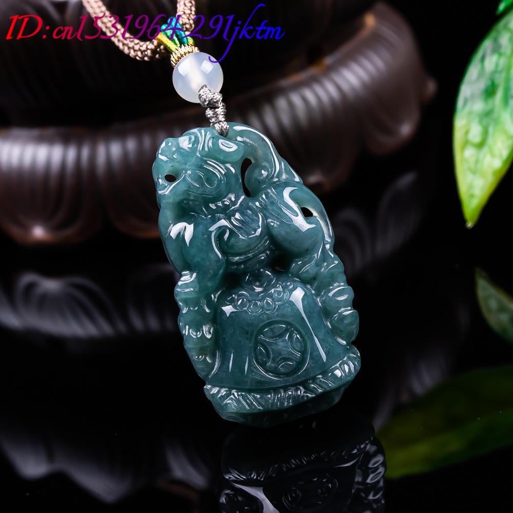 버마산 비취석 픽시우 펜던트 디자이너 원석 부적 진짜  - Women Accessories To Gift 리뷰 및 가격