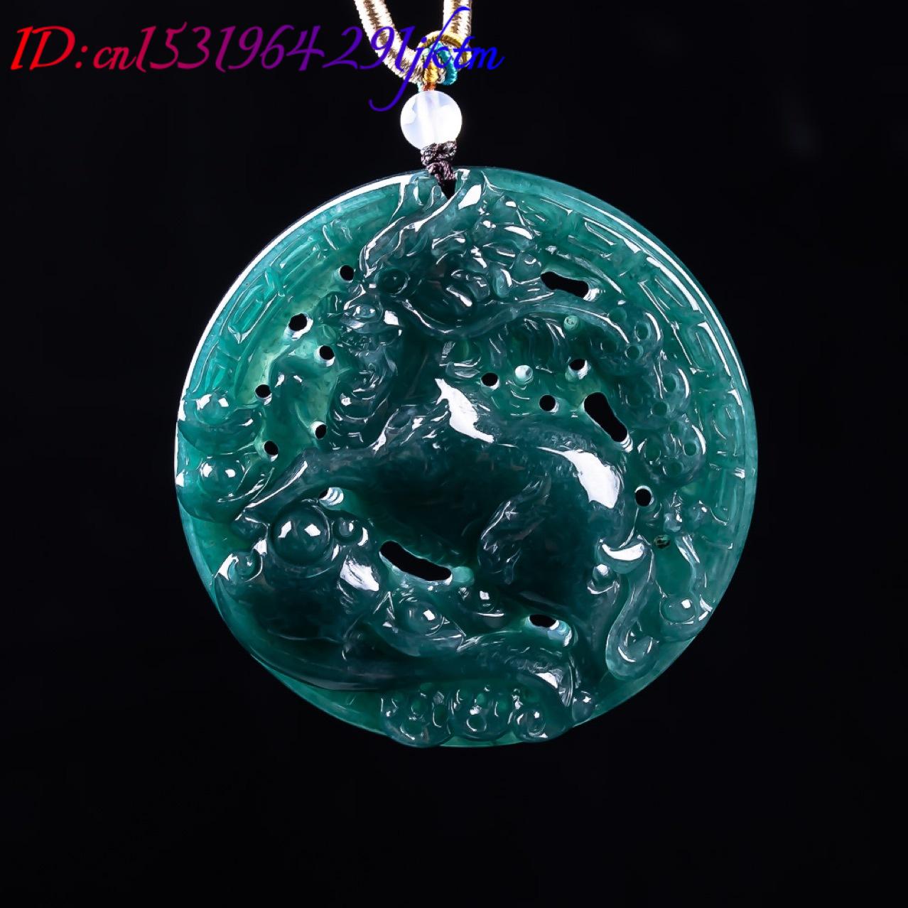 버마산 경옥 드래곤 펜던트 원석 진짜 옥 여성용 선물  - Women Accessories To Gift 리뷰 및 가격