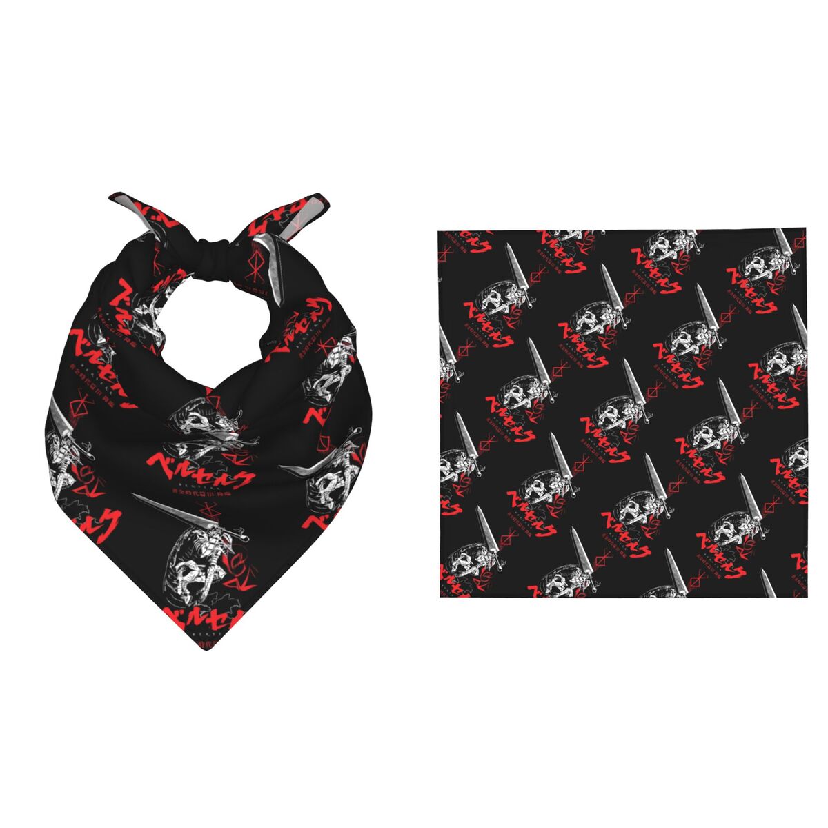 55CM B-Berserks Bandana 휴일 파티  - Accessories Brand For Women 리뷰 및 가격