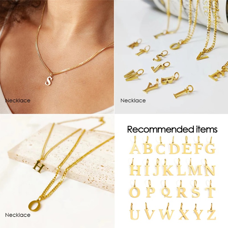 DIY 영어 알파벳 목걸이 액세서리 수제 펜던트 쥬얼리 - Women Accessories Name In English 리뷰 및 가격