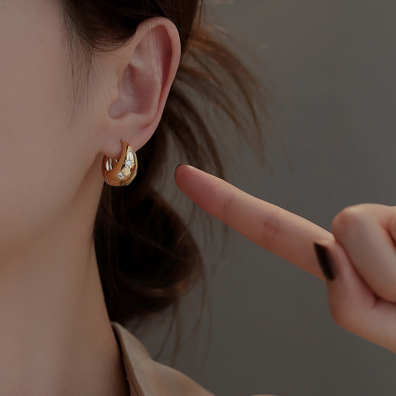 망고 스타 지르코니아 눈물 모양의 골드 컬러 귀걸이 여 - Women'S Accessories Mango 리뷰 및 가격
