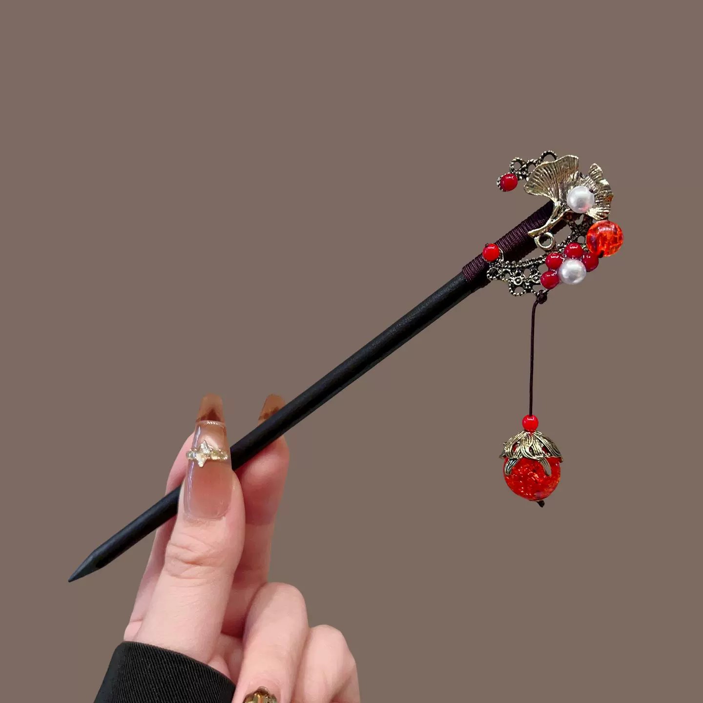 앤티크 나무 머리핀 여성용 우아한 헤어 스틱 새로운 중 - Pearl Hair Pin 리뷰 및 가격
