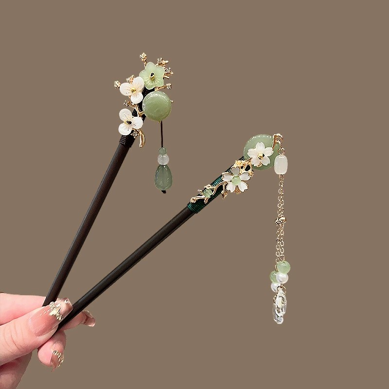 앤티크 나무 머리핀 여성용 우아한 헤어 스틱 새로운 중 - Pearl Hair Pin 리뷰 및 가격