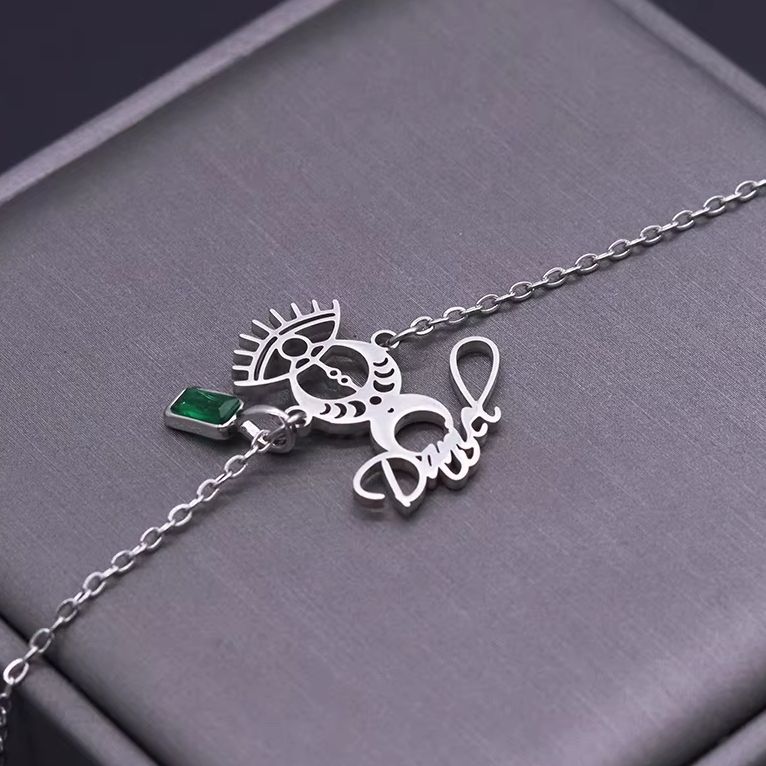 토도로바 커스텀 네임 이블아이 팔찌, 스테인리스 스틸  - Evil Eye Bracelet 리뷰 및 가격