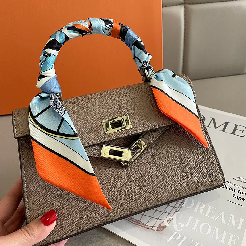 럭셔리 브랜드 인쇄 가방 스트랩 스카프 여성 작은 실크 - Accessories Brand For Women 리뷰 및 가격