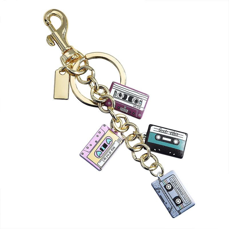 빈티지 카세트 테이프 키체인 레트로 90년대 80년대  - Women'S Accessories In The 90S 리뷰 및 가격