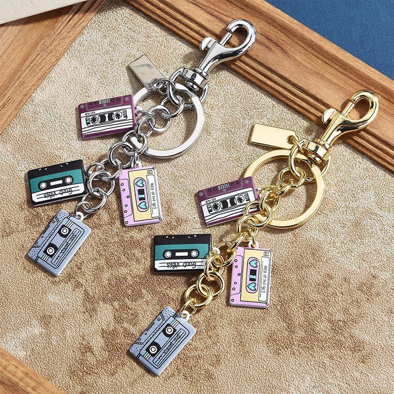 빈티지 카세트 테이프 키체인 레트로 90년대 80년대  - Women'S Accessories In The 90S 리뷰 및 가격