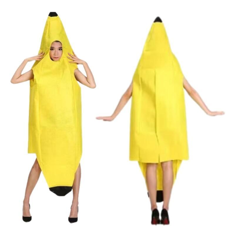 성인 바나나 의상 재미있는 과일 점프수트 할로윈 파티  - Women'S Yellow Accessories 리뷰 및 가격