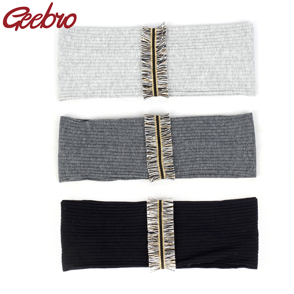 Geebro 여성용 빈티지 보호 태슬 스트라이프 머리띠 - Women'S Running Accessories 리뷰 및 가격