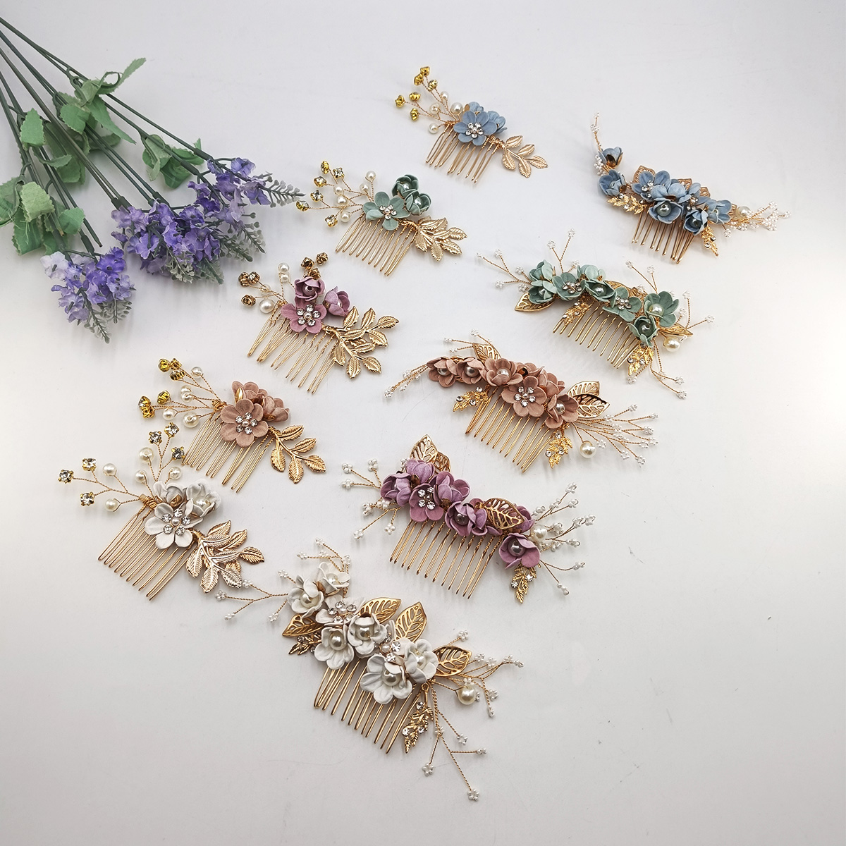 4pcs 진주 지르콘 럭셔리 헤어 합금 빗 세트 달콤한 - Pearl Hair Pin 리뷰 및 가격