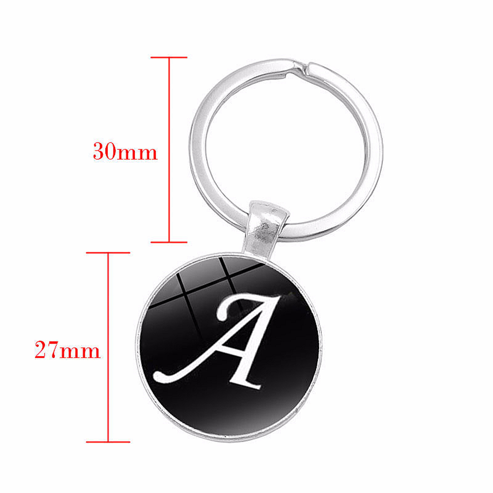 A-Z 여성을위한 초기 이름 키 체인 남자 26 영어  - Women Accessories Name In English 리뷰 및 가격