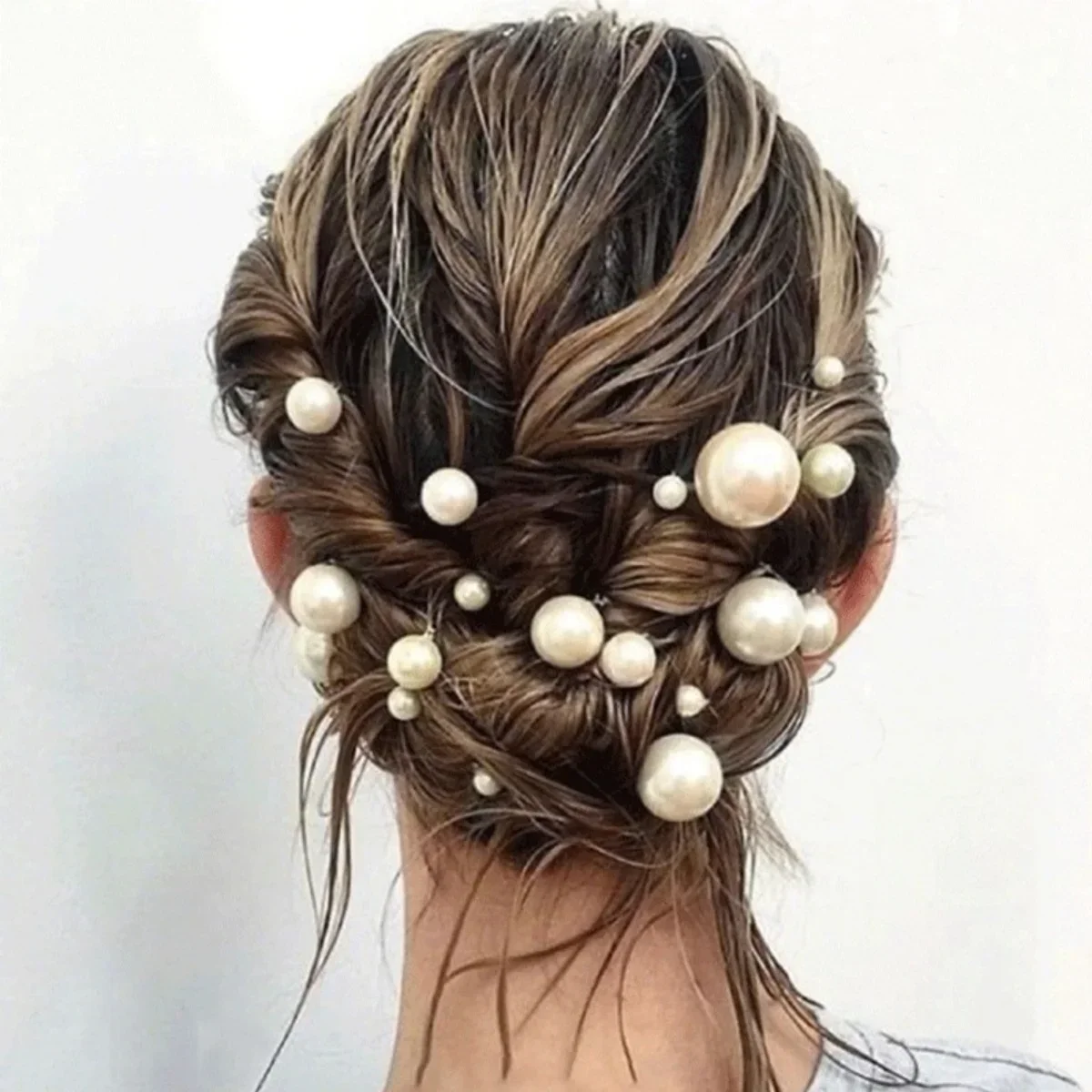 18pcs 신부 머리핀 U 자형 금속 머리핀 시뮬레이션 - Pearl Hair Pin 리뷰 및 가격