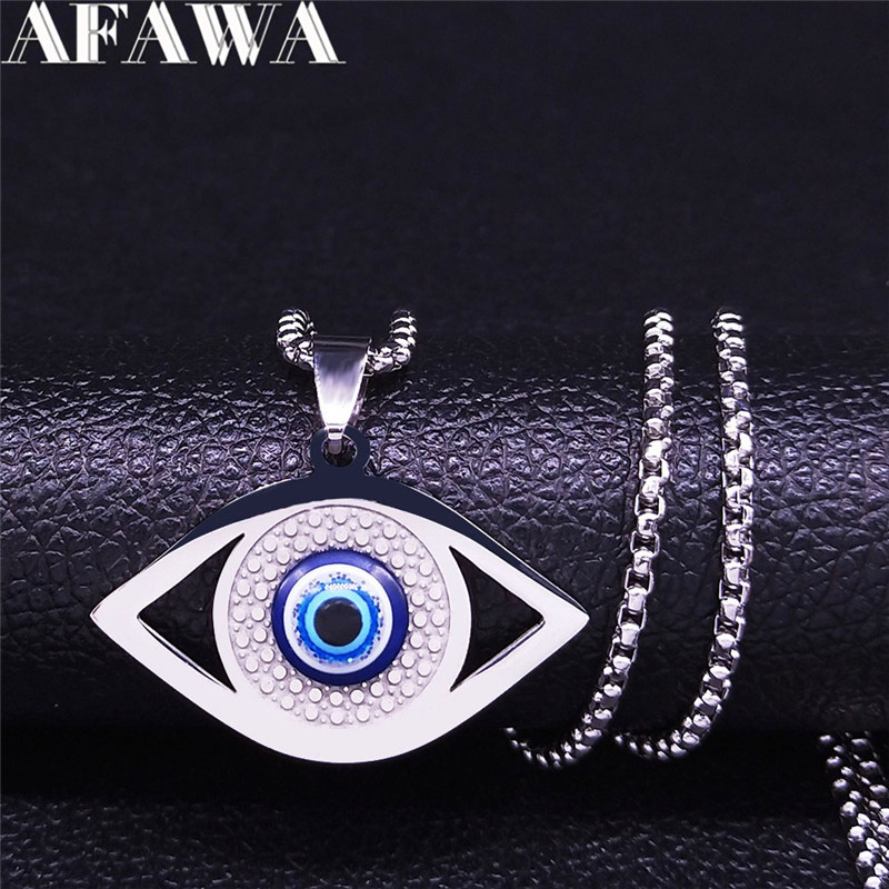 이슬람 하마사 푸른 눈 목걸이 스테인리스 스틸 터키 눈 - Evil Eye Bracelet 리뷰 및 가격