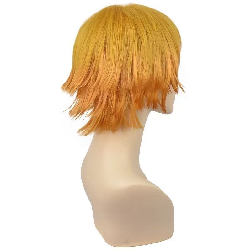 젠이츠 아가츠마를 위한 노란색 옴브레 레이어드 짧은 코 - Women'S Yellow Accessories 리뷰 및 가격