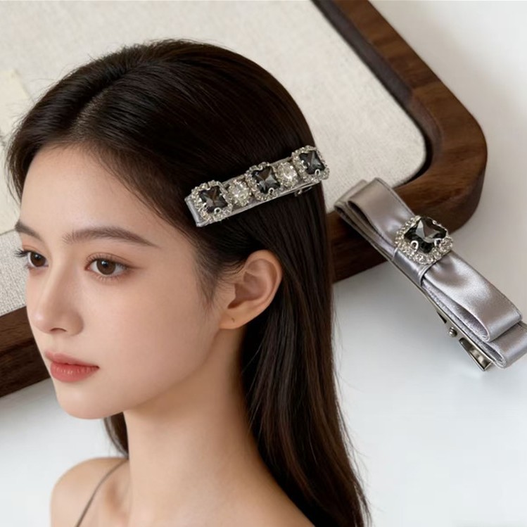 2/6 Pcs 여성용 헤어 클립 세트 한국식 리본 모양 - Accessories Brand For Women 리뷰 및 가격