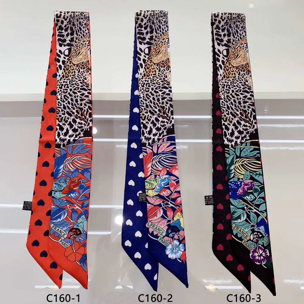브랜드 레오파드 앵무새 하트 실크 스카프, 여성용 디자 - Accessories Brand For Women 리뷰 및 가격